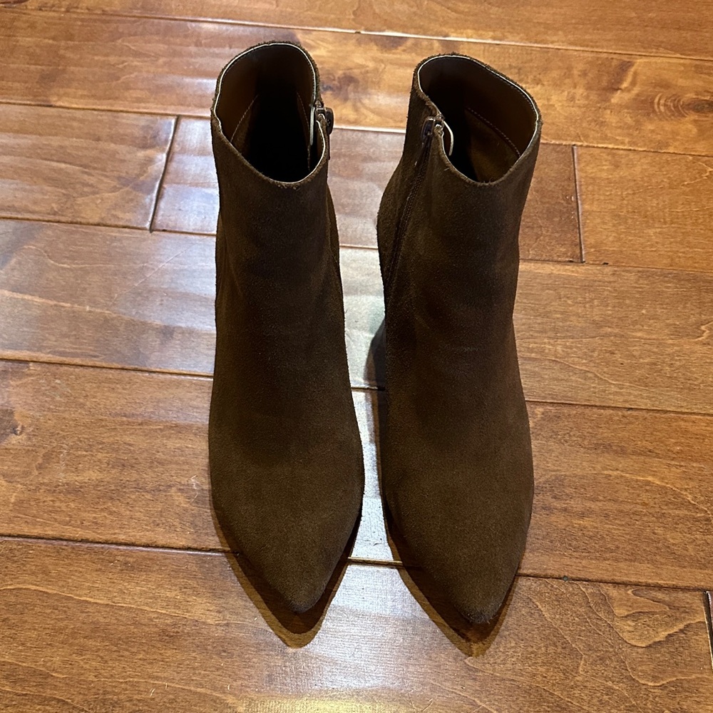Kensie Dark Brown Ankle Booties